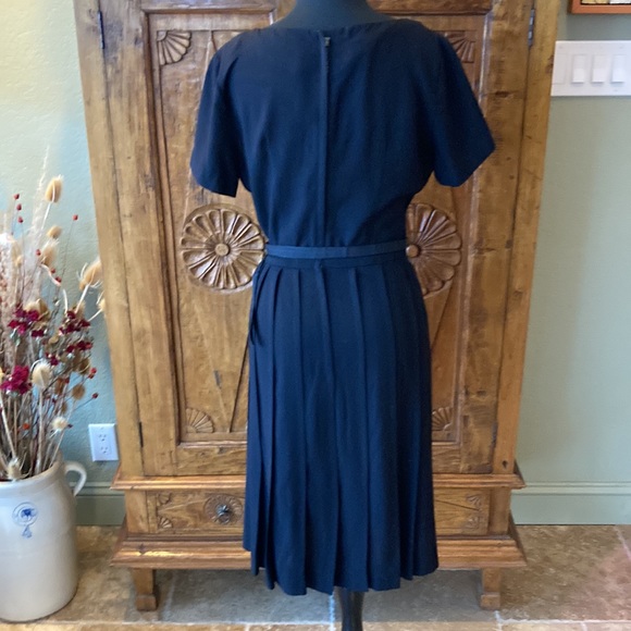 Vintage 1960s Black Professional Dress - Madmen - Picture 6 of 9